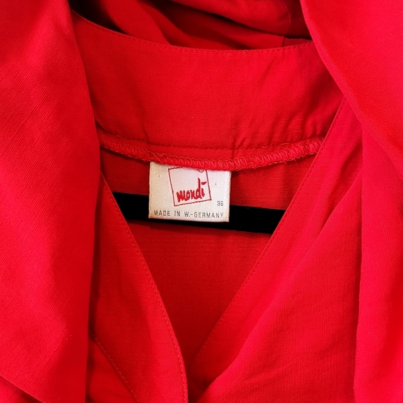 Vintage red hooded Jumpsuit  (Mondi) - Picture 3 of 8
